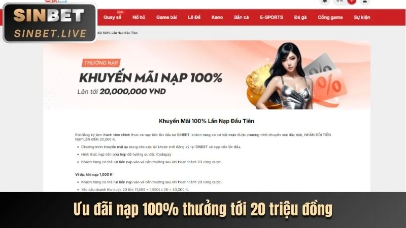 Khuyến mãi chào mừng thành viên mới 555win